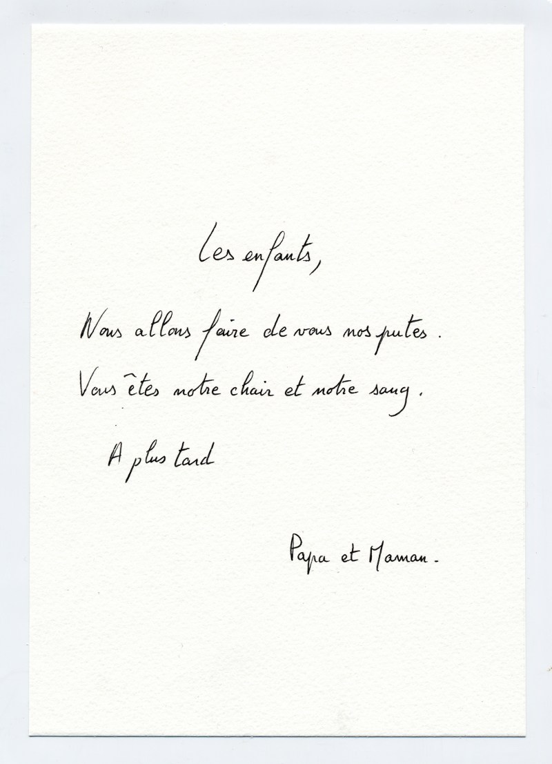 Les enfants (+®criture sur papier, s+®rie de 33 mots 2004) - Copie