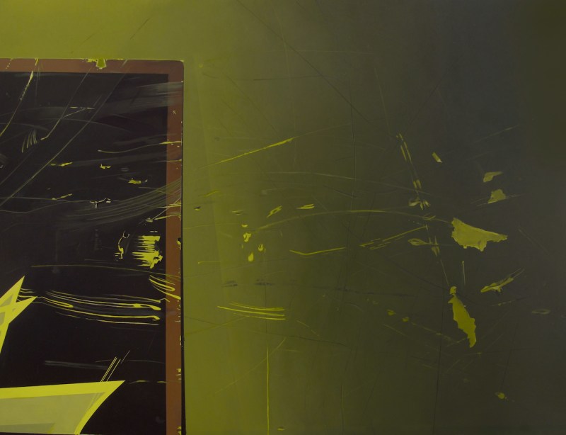 Χάοσ γένέτο - 2011 (courtesy D.Foutris) Acrylique sur MDF 105 x 70 cm  Inventaire n°2013 21 26 Photo / Claude Gaspari Collection du MAC/VAL