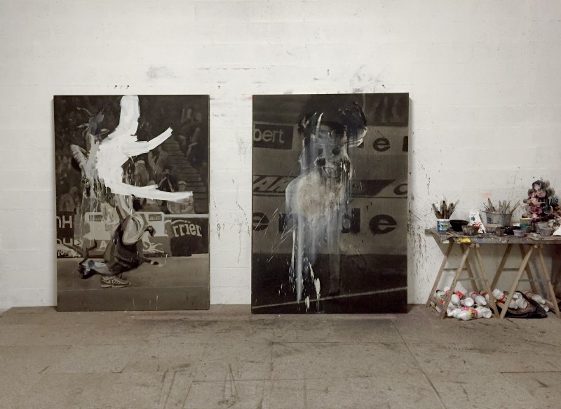 PERRIER, 2015 / HUILE SUR TOILE - 210 x 140 cm 